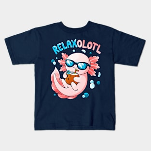 Relaxolotl Kids T-Shirt